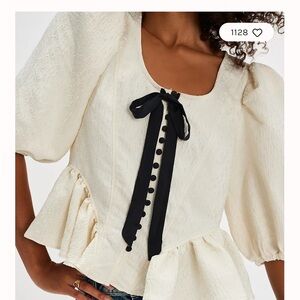 Free People Pamela Bow Top NWT